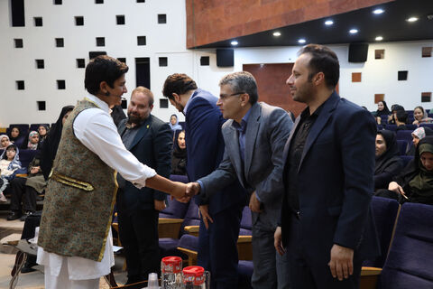 آیین رونمایی از پوستر مسابقه فرهنگی، هنری و ادبی"سرای امن" به روایت تصویر