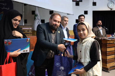 آیین رونمایی از پوستر مسابقه فرهنگی، هنری و ادبی"سرای امن" به روایت تصویر