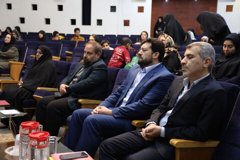 آیین رونمایی از پوستر مسابقه فرهنگی، هنری و ادبی"سرای امن" به روایت تصویر