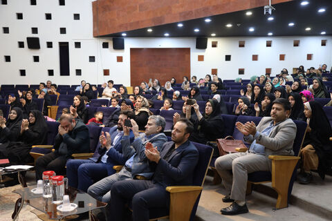 آیین رونمایی از پوستر مسابقه فرهنگی، هنری و ادبی"سرای امن" به روایت تصویر