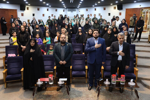 آیین رونمایی از پوستر مسابقه فرهنگی، هنری و ادبی"سرای امن" به روایت تصویر