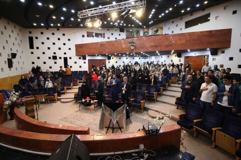 آیین رونمایی از پوستر مسابقه فرهنگی، هنری و ادبی"سرای امن" به روایت تصویر