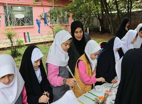 روایت تصویری ویژه‌برنامه «به رنگ مدرسه، به عطر دانایی»