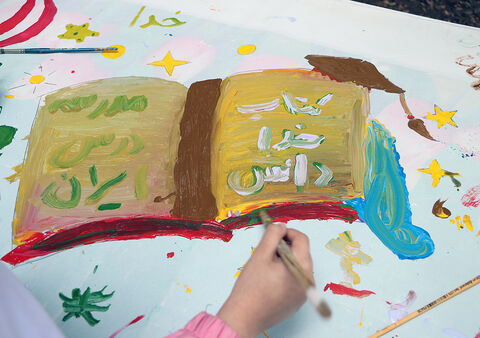 روایت تصویری ویژه‌برنامه «به رنگ مدرسه، به عطر دانایی»