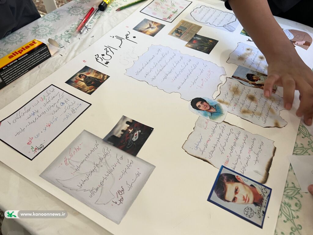 مسابقه نشریه دیواری هفته بسیج دانشآموزی گنبد کاووس برگزار شد