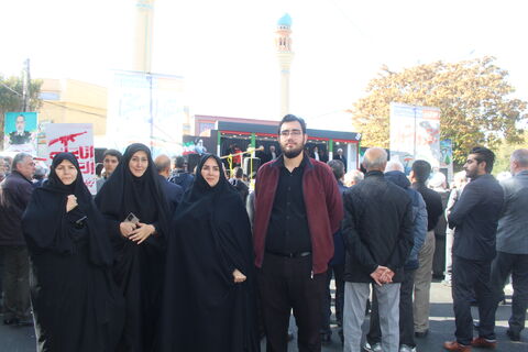 برپایی غرفه کانون پرور در مسیر راهپیمایی 13آبان 1404 با شعار (متحد و استوار ، مقابل استکبار)1