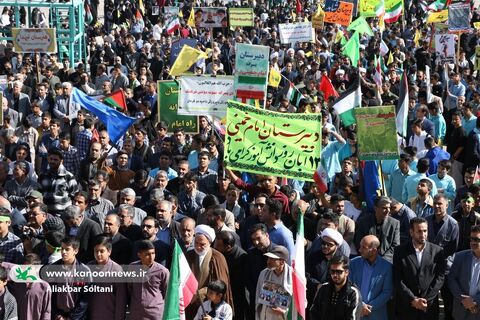 حضور خانواده کانون با نوجوانان در حماسه ۱۳ آبان