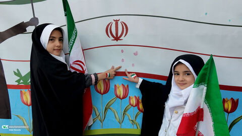 حضور کانون پرورش فکری کودکان و نوجوانان استان قم در راهپیمایی ۱۳ آبان