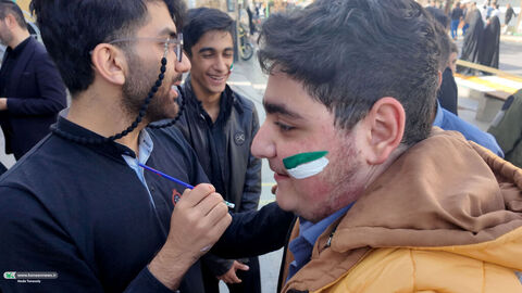 حضور کانون پرورش فکری کودکان و نوجوانان استان قم در راهپیمایی ۱۳ آبان