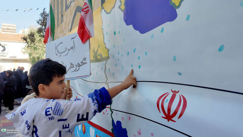 حضور کانون پرورش فکری کودکان و نوجوانان استان قم در راهپیمایی ۱۳ آبان