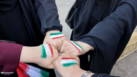 حضور کانون پرورش فکری کودکان و نوجوانان استان قم در راهپیمایی ۱۳ آبان