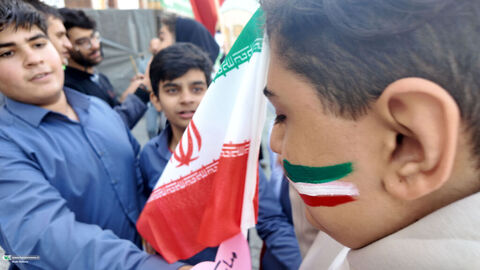 حضور کانون پرورش فکری کودکان و نوجوانان استان قم در راهپیمایی ۱۳ آبان