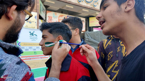 حضور کانون پرورش فکری کودکان و نوجوانان استان قم در راهپیمایی ۱۳ آبان