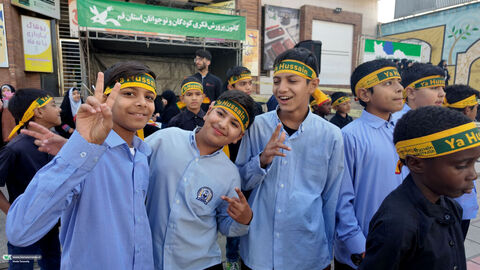 حضور کانون پرورش فکری کودکان و نوجوانان استان قم در راهپیمایی ۱۳ آبان