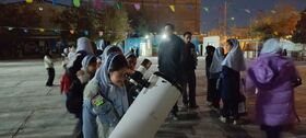 حضور ۳۰۰ دانش‌آموز تایبادی در برنامه‌های رصدخانه کانون استان