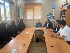 دیدار مدیرکل کانون پرورش فکری کودکان و نوجوانان استان آذربایجان شرقی با فرماندار و نماینده شهرستان سراب