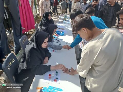 حضور کانون پرورش فکری کودکان و نوجوانان سیستان و بلوچستان در راهپیمایی روز دانش آموز