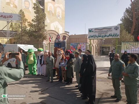 حضور کانون پرورش فکری کودکان و نوجوانان سیستان و بلوچستان در راهپیمایی روز دانش آموز