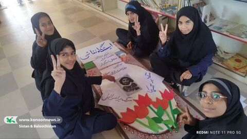حضور کانون پرورش فکری کودکان و نوجوانان سیستان و بلوچستان در راهپیمایی روز دانش آموز