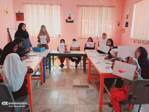 حضور کانون پرورش فکری کودکان و نوجوانان سیستان و بلوچستان در راهپیمایی روز دانش آموز