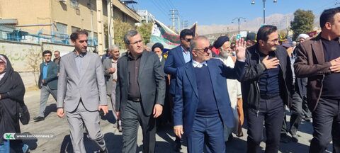 حضور کانون پرورش فکری کودکان و نوجوانان کهگیلویه و بویراحمد در راهپیمایی روز دانش آموز
