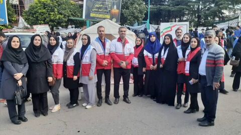 حضور پرشور کانون پرورش فکری در راهپیمایی ۱۳ آبان با اجرای برنامه‌های فرهنگی و هنری برای دانش‌آموزان