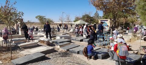 فعالیت‌های کتابخانه سیارروستایی نیشابور همزمان با 13 آبان