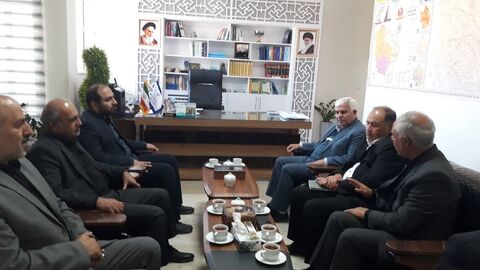 بازدید مدیرکل استان از مراکز نیشابور و دیدار با شهردار فیروزه