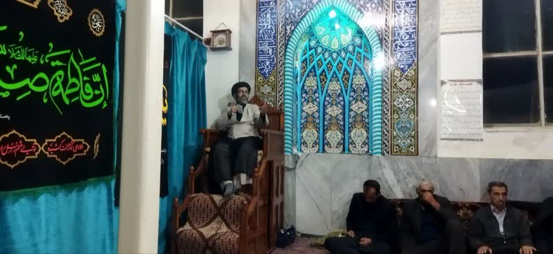 اعضای کانون خسروبیگ در آیین سوگواری حضرت فاطمه(س)