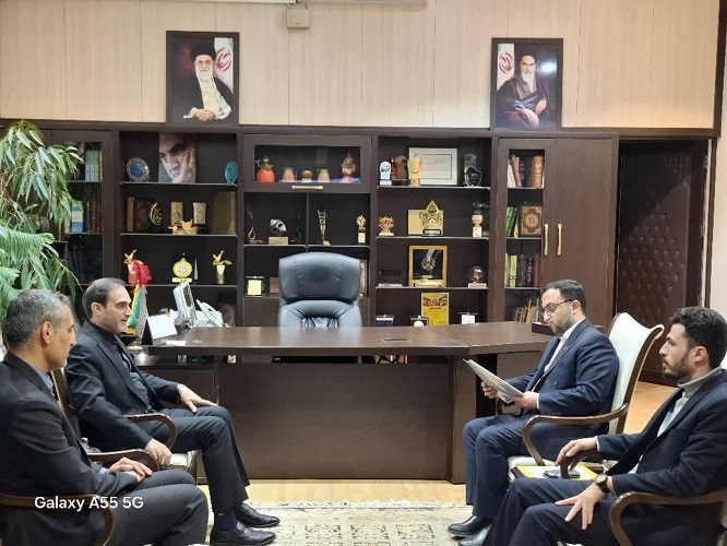دیدار نماینده مردم شهرضا و دهاقان با مدیرعامل کانون پرورش فکری کشور