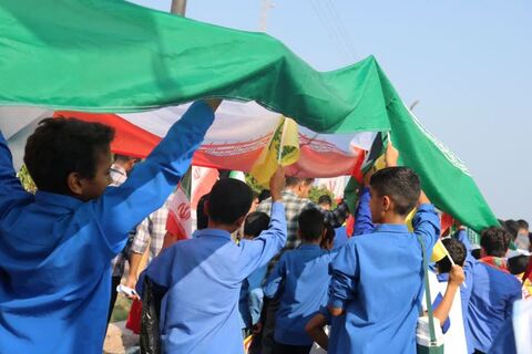 مراسم یوم‌الله ۱۳ آبان  در مراکز کانون استان هرمزگان از نگاه دوربین