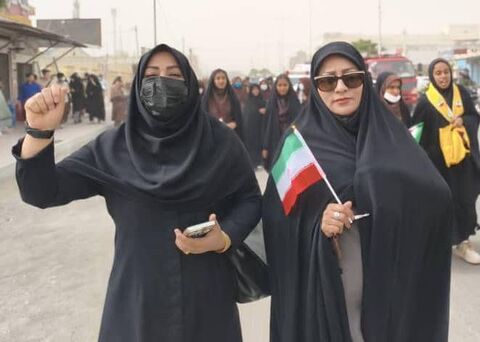 مراسم یوم‌الله ۱۳ آبان  در مراکز کانون استان هرمزگان از نگاه دوربین