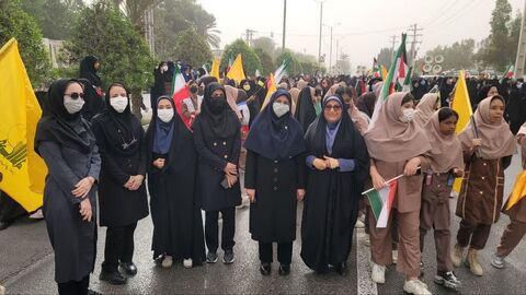 مراسم یوم‌الله ۱۳ آبان  در مراکز کانون استان هرمزگان از نگاه دوربین