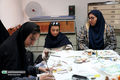 اردوی آموزشی تصویرگران نوجوان کانون خراسان رضوی در تهران