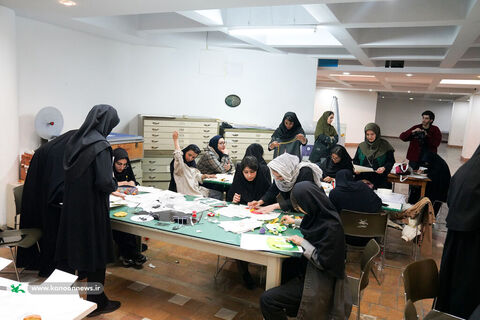 اردوی آموزشی تصویرگران نوجوان کانون خراسان رضوی در تهران