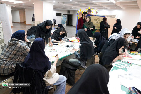 اردوی آموزشی تصویرگران نوجوان کانون خراسان رضوی در تهران(روز دوم)