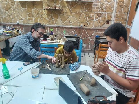 کارگاه سفال، مرکز مجتمع