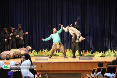 اجرای نمایش عروسکی «ماجرای گله من» در سینما کانون ساری