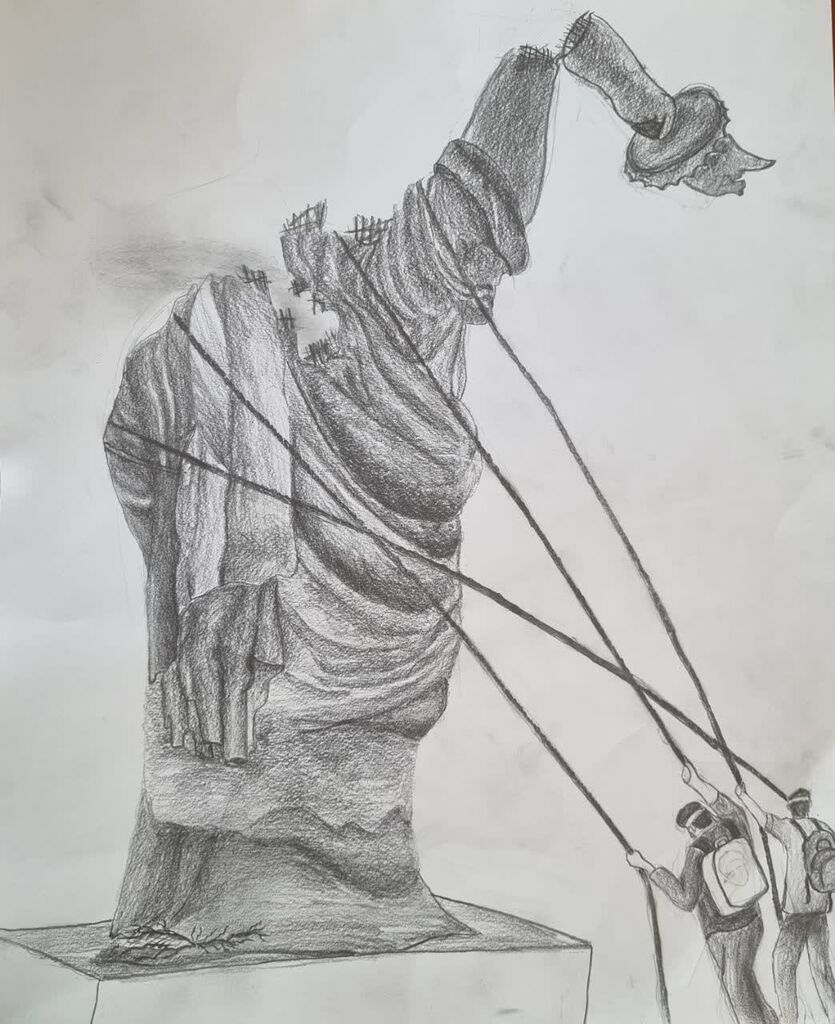 مسابقه نقاشی با موضوع استکبارستیزی در مرکز سرپل‌ذهاب