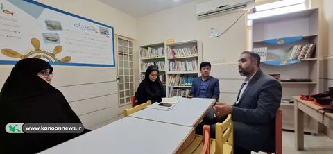 بازدید مدیرکل کانون پرورش فکری خوزستان از مرکز فرهنگی‌هنری هندیجان