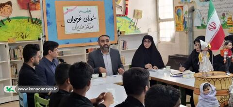 بازدید مدیرکل کانون پرورش فکری خوزستان از مرکز فرهنگی‌هنری هندیجان