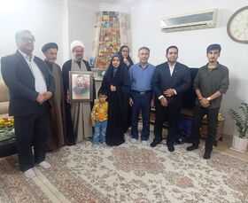 در خانه شهید شهباز، عطر تولد و یاد ایثار در هم آمیخت