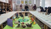 برگزاری کارگاه مهارتی سفال برای دانش‌آموزان در کانون پرورش فکری کهگیلویه و بویراحمد