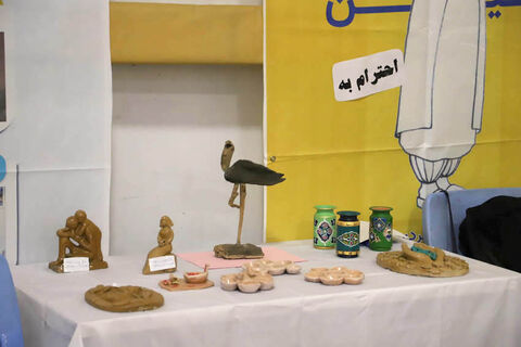 «روایت روشنایی»/ غرفه کانون استان اردبیل در نمایشگاه توانمندی‌های بانوان