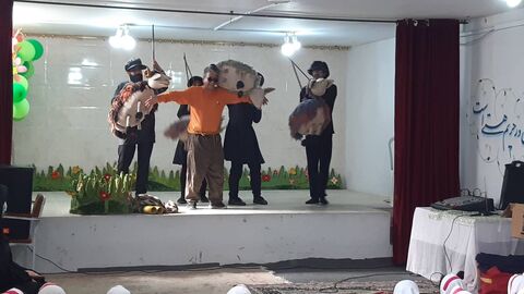 نمایش «ماجرای گله من» ویژه دانش‌آموزان در ساری