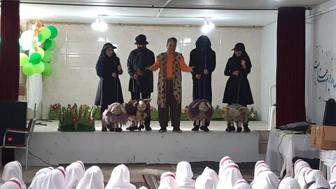 نمایش «ماجرای گله من» ویژه دانش‌آموزان در بهشهر