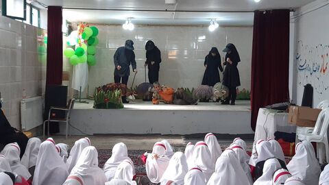 نمایش «ماجرای گله من» ویژه دانش‌آموزان در بهشهر