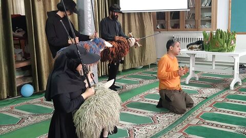 نمایش «ماجرای گله من» ویژه دانش‌آموزان در بهشهر