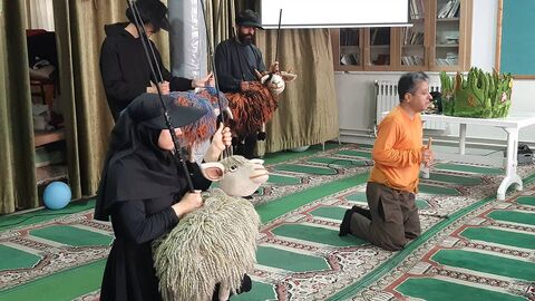 نمایش «ماجرای گله من» ویژه دانش‌آموزان در بهشهر