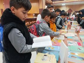 برگزاری نمایشگاه کتاب در شهر مرزی باجگیران به همت مرکز فرهنگی قوچان